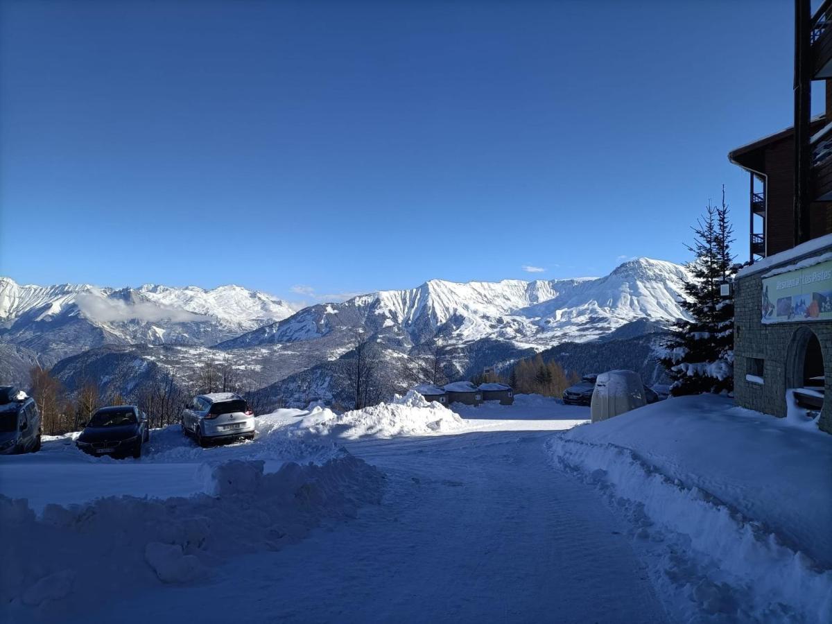 Apt 2 Chambres Calme Vue vallée 500m des pistes Le Corbier Extérieur photo