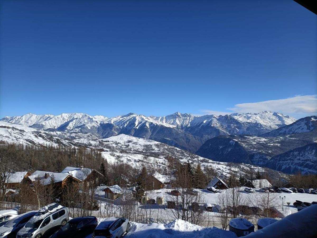 Apt 2 Chambres Calme Vue vallée 500m des pistes Le Corbier Extérieur photo
