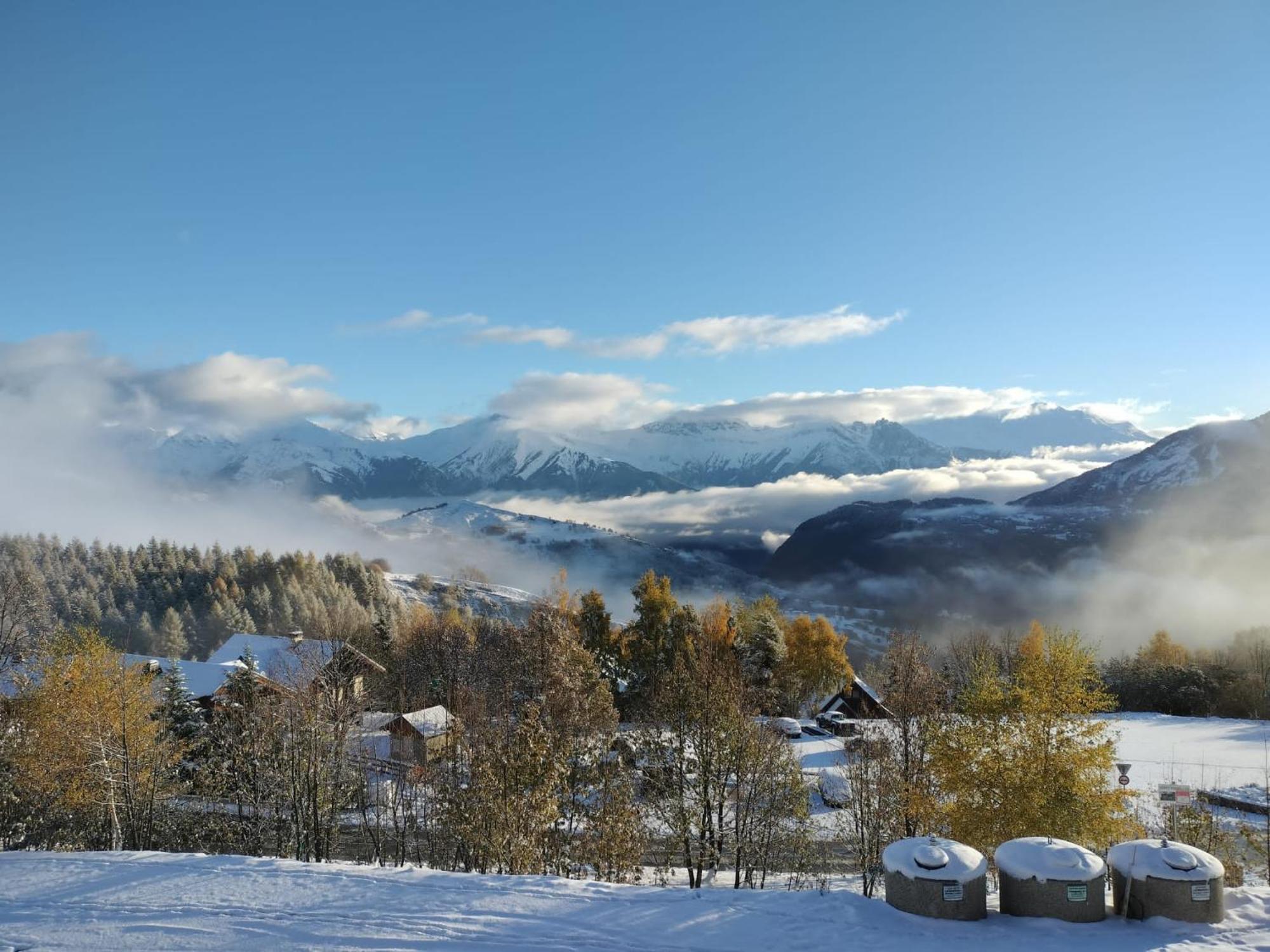 Apt 2 Chambres Calme Vue vallée 500m des pistes Le Corbier Extérieur photo